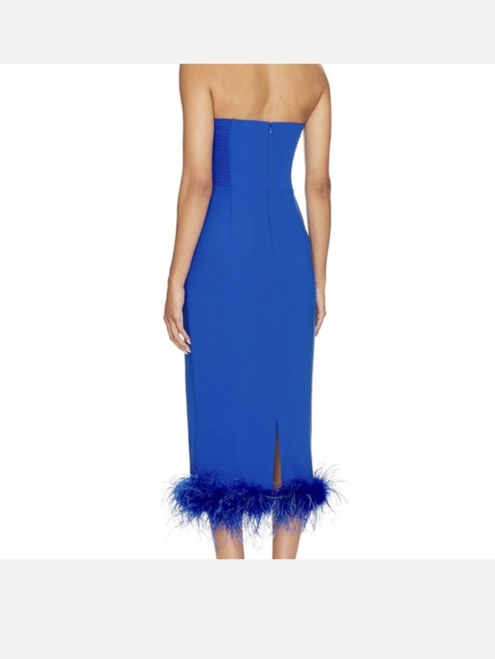 X Revolve Amanda Uprichard Simpson Midi Dress In Cobalt - Picture 3 of 9